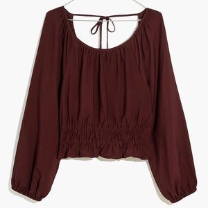 Madewell | NWT | tie-back cutout top